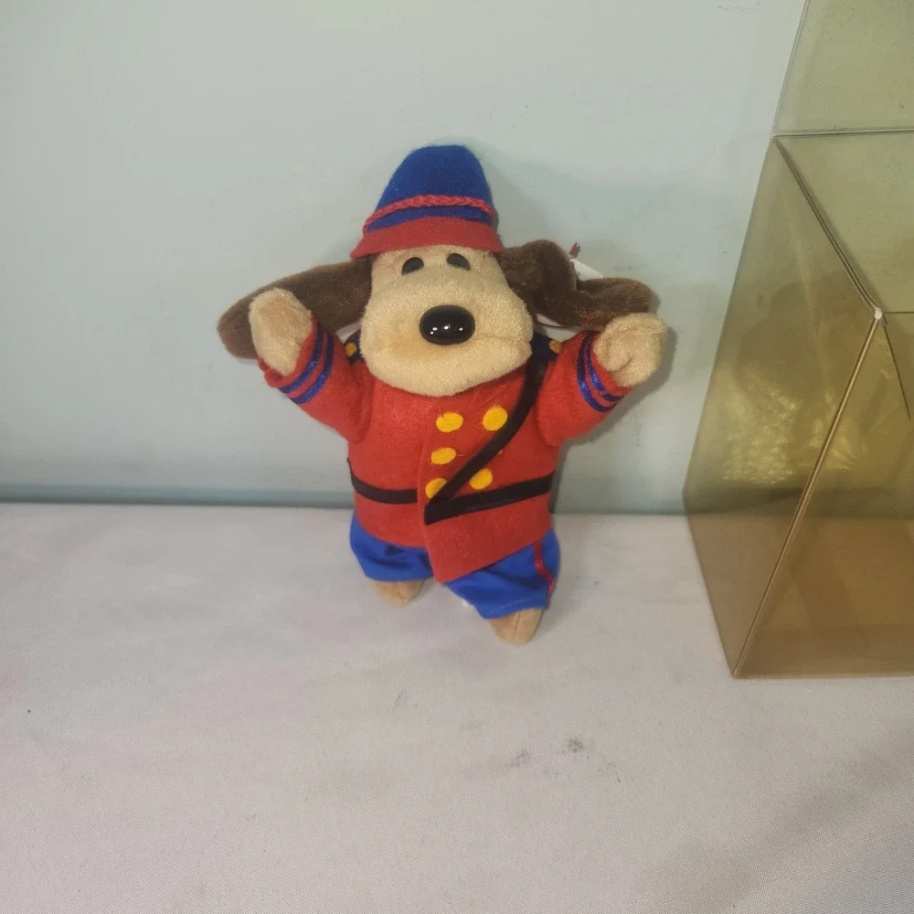 Ty Beanie Baby Bones 1994 Dog w/ Marching Band Uniform | Vintage Plush